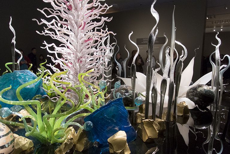Chihuly glass garden