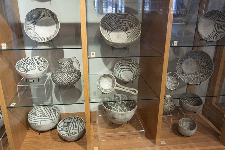 Museum of Northern Arizona pottery display