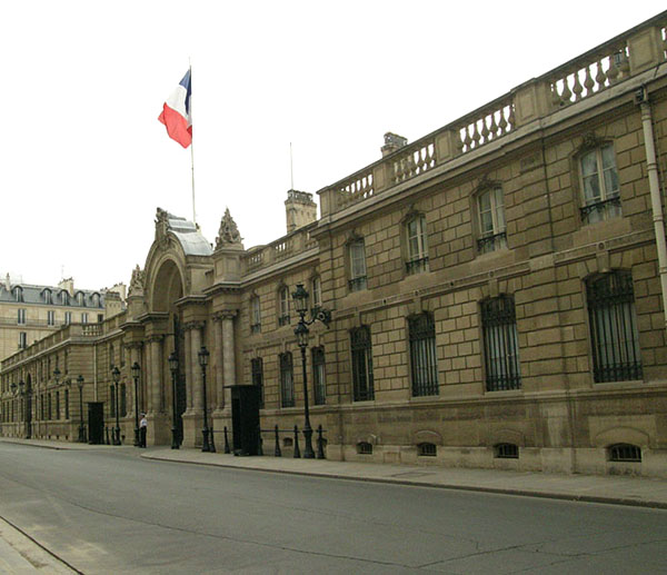 Elysée Palace frontage
