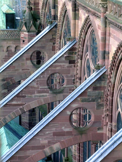 Strasbourg Cathedral buttresses
